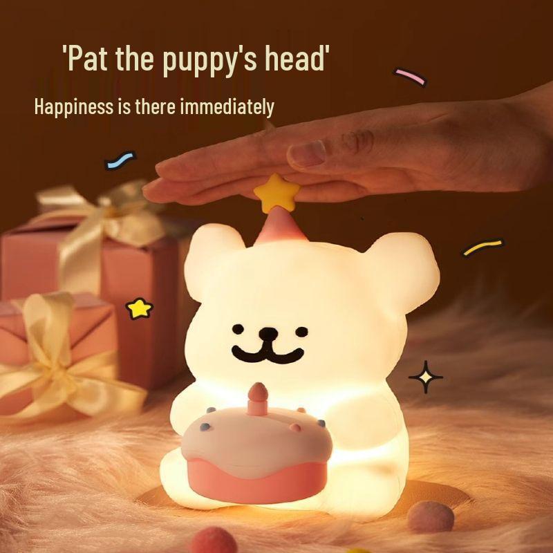 

Two Items Free Shipping: Dog Night Light & Tap Light - Couple s Gift & Birthday Present