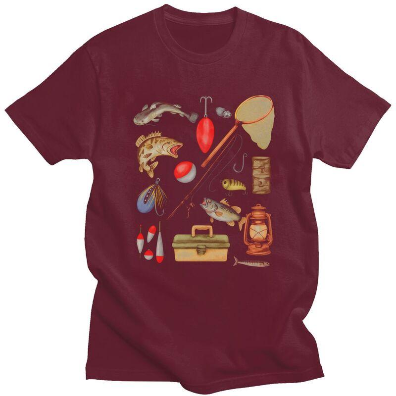 Fishing Gear Essentials T Shirts Men Women ShortSleeve Tshirt Streetwear Casual Graphic Tee Pure Cotton Slim Fit Clothes