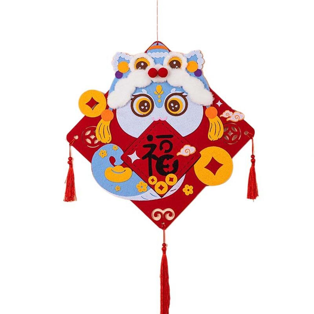 Handmade New Year's Festive Hanging Ornaments Best Wishes Cartoon Hanging Decorations Living Room