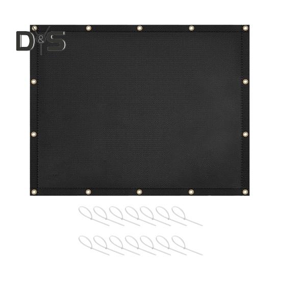 Heat Shield for Grill Fireproof Heat Insulation Cover BBQ Grill Mat Oil-proof Grill Wall Protector Fiberglass Balcony Privacy Screen Grill Pad for