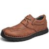Stylish Retro Men's Large Ultra-Fiber Casual Leather Shoes for All Seasons
