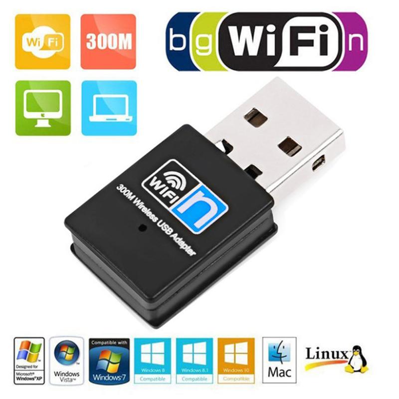 

Usb 2.0 Wifi Adapter 300M 2.4Ghz Wifi Antenna Rtl8192 Dual Band Network Card onesize