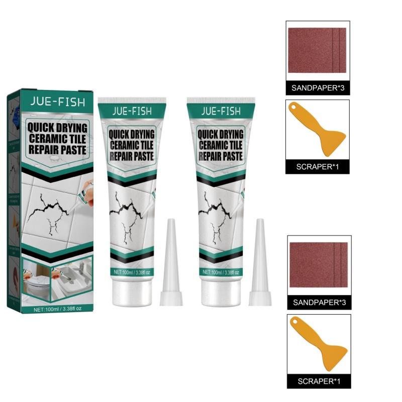 Practical Floor Tile Repair Cream Environmentally Universal Ceramic Repair Agent Quick-Drying Waterproof for Floor Wall Tile