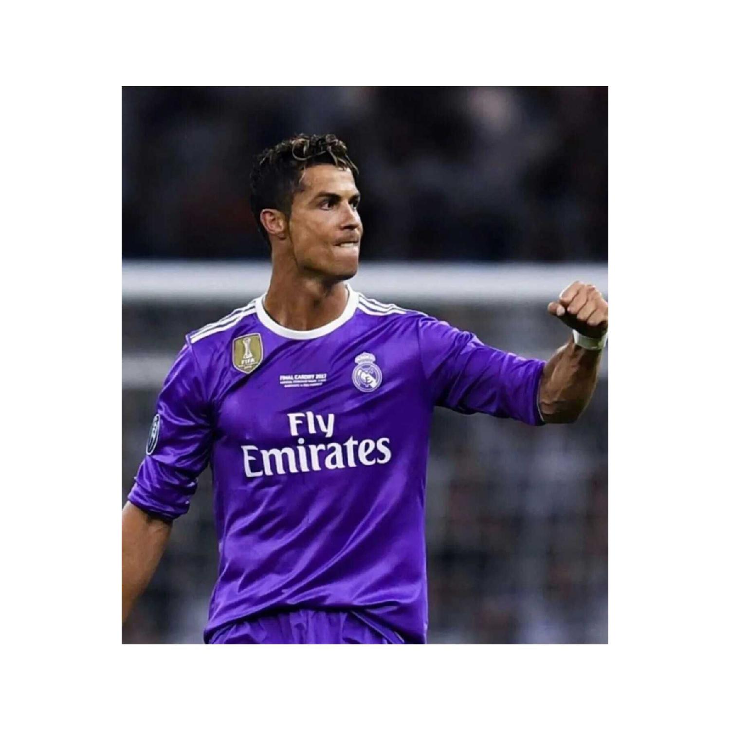 

Футбольная рубашка для взрослых Ronaldo Realmadridd с длинным рукавом 2017 Cardiff Final League Champions