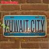 D Flatpc Retro License Plate Metal SignRustic Home Kitchen Restaurant Decor Perfect Gift for Adults Travel Enthusiasts