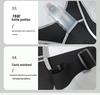 Unisex Reflective Running & Cycling Chest Vest with Water Bottle Holder