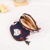 1Pc Retro Mini Bag Women Coin Purses Cute Cartoon Short Wallet Purse Card Bag
