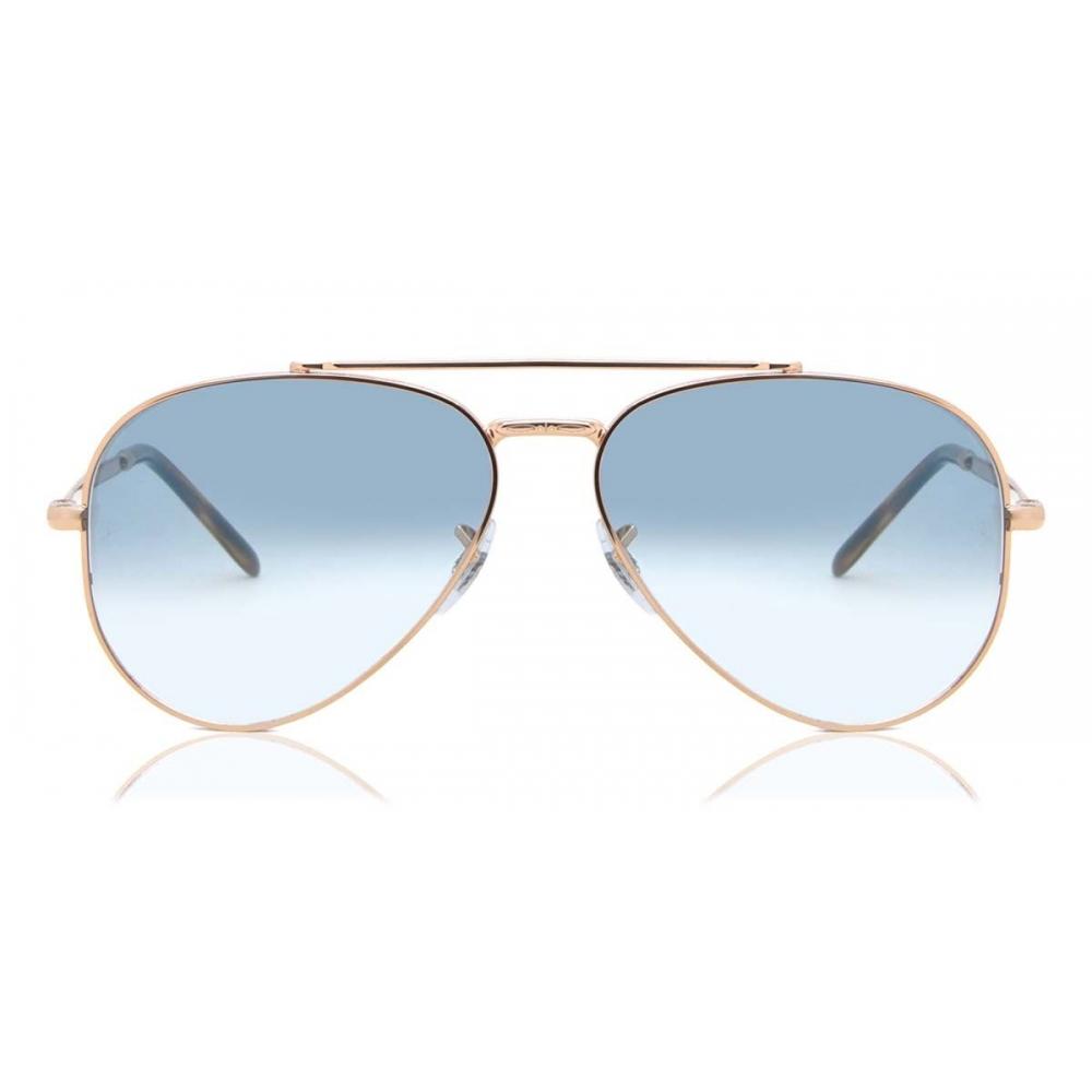 

Ray Ban Rb3625 New Aviator 92023f Солнцезащитные очки унисекс Rose Gold/62-14-140