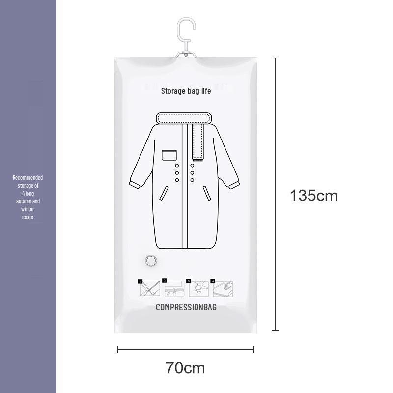 

Вакуумный пакет для хранения пуховиков - Пылезащитный органайзер с насосом
