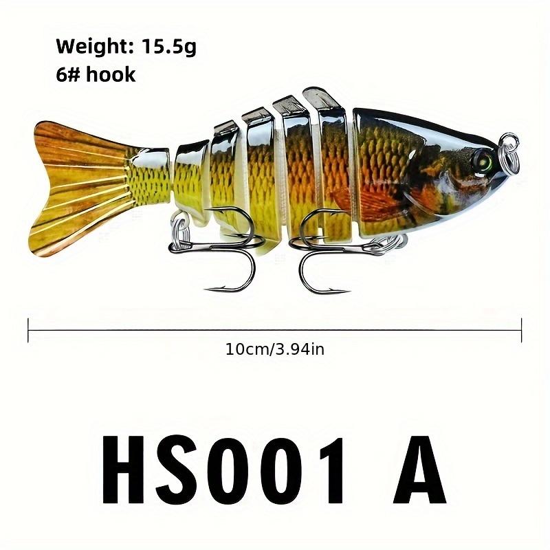

10cm Road Runner Plastic Hard Bait 15.5g Multi-Jointed Fish Road Runner Bionic Bait Lure HS001