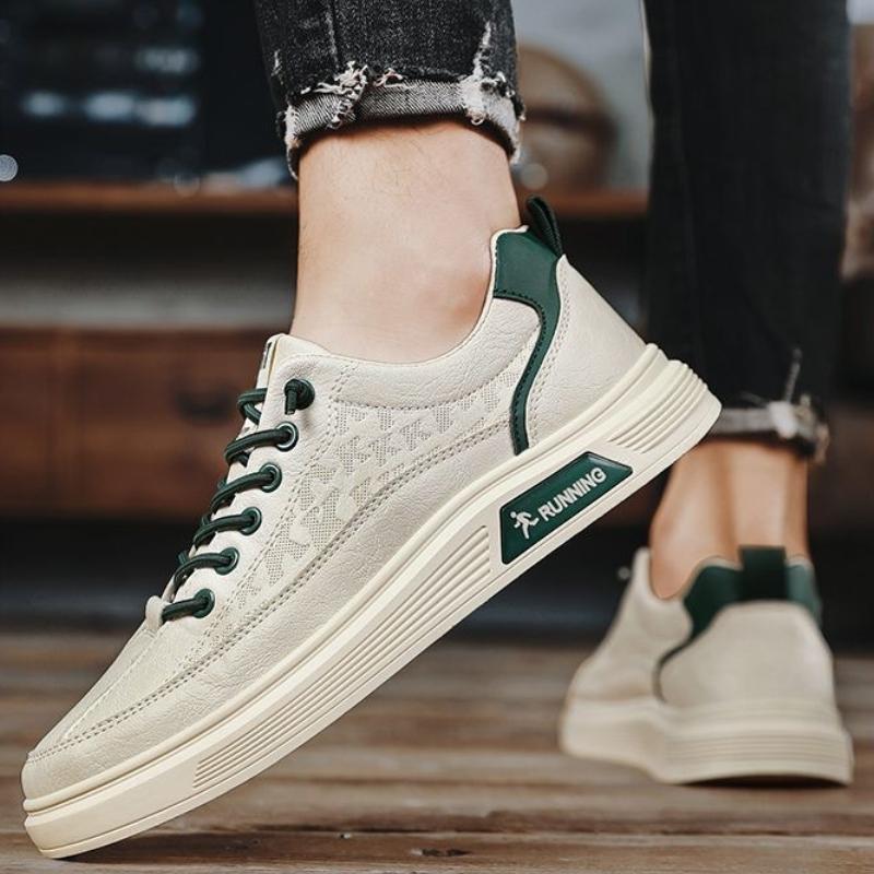 Mens Casual Shoes Fashion PU Leather Loafers Comfortable Flats Platform Lightweight  Sneakers Leisure Outdoor Walking Shoes