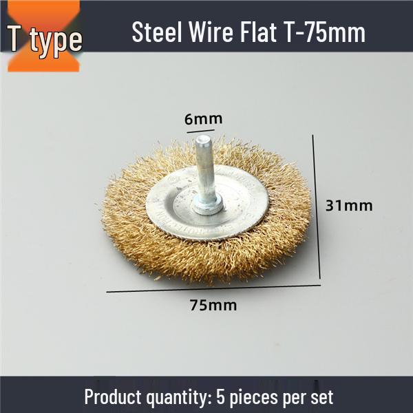 Steel Wire Brush Cup - Stainless Steel Rust Remover & Polishing Wheel for Angle Grinders
