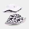 Unisex Cotton Cow Pattern Print Sun Hat With Sunshade And Antiinsect Function For Beach And Outdoor Activities