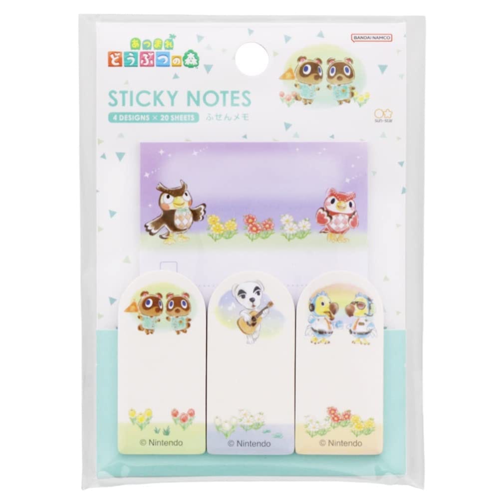 Sunstar Bungu Animal Crossing Sticky Notes Memo