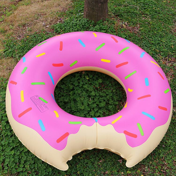 Sommer Wasser Aufblasbare Donut Schwimmen Ring Outdoor PVC Kinder Erwachsene Schwimmen Rettungsring Pool Spielzeug