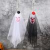 Halloween Glowing Skeleton Hanging Ghost Bride and Groom Yard Horror Decor Props for Party Outdoor Indoor