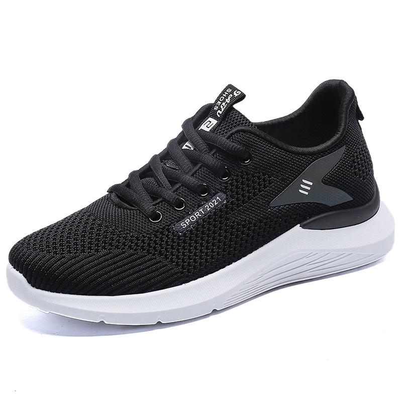 fashion Fashion Women's Flying Woven Breathable and Comfortable Sports Casual Running Shoes Women's All-match High-quality Casual Shoes