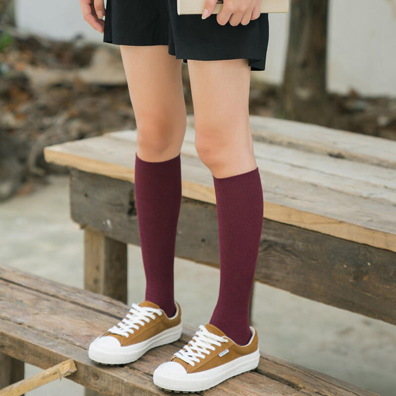 Plain bone socks, half socks, over-the-knee socks, fashion socks