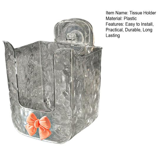 Duvara Monte Mutfak Mendilleri Saklama Kutusu Mendil Tutucusu Büyük Açıklık Pürüzsüz Kenar Kolay Kurulum Delme Gerektirmez Yeniden Doldurulabilir Tuvalet Mendilleri Kutusu