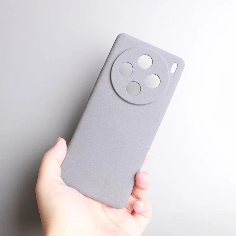 

Для Vivo X200S ультратонкий матовый песчаный силиконовый чехол для Vivo X200 Ultra X200 Pro Mini противоударный силиконовый бампер TPU чехол vivo X200 Pro mini серый