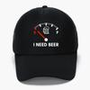 I NEED BEER Foam Trucker Cap Man Woman Summer Visor Mesh Baseball Hat Funny Fuel Gauge Print Unisex Casual UV Sun Fisherman Cap