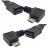Chenyang CY Micro USB Male To Micro USB Female Extension 90 Degree Full Pin 2.0 2.0 Cable, Angled, Connection, 0.5M