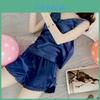 Sleeveless Summer Sleepwear Set For Women With Faux Silk Fabric And Breathable Design For Relaxation