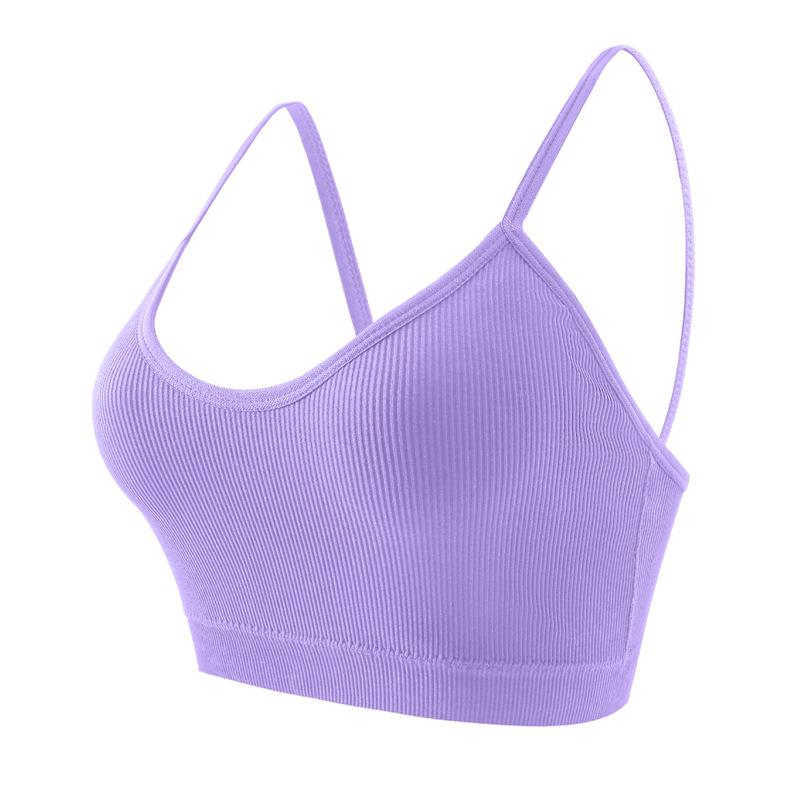 Reggiseno Sportivo Taglie Forti da Donna - Stile Canotta, Design Schiena Bella, Spalline Sottili, Indossabile all'Aperto