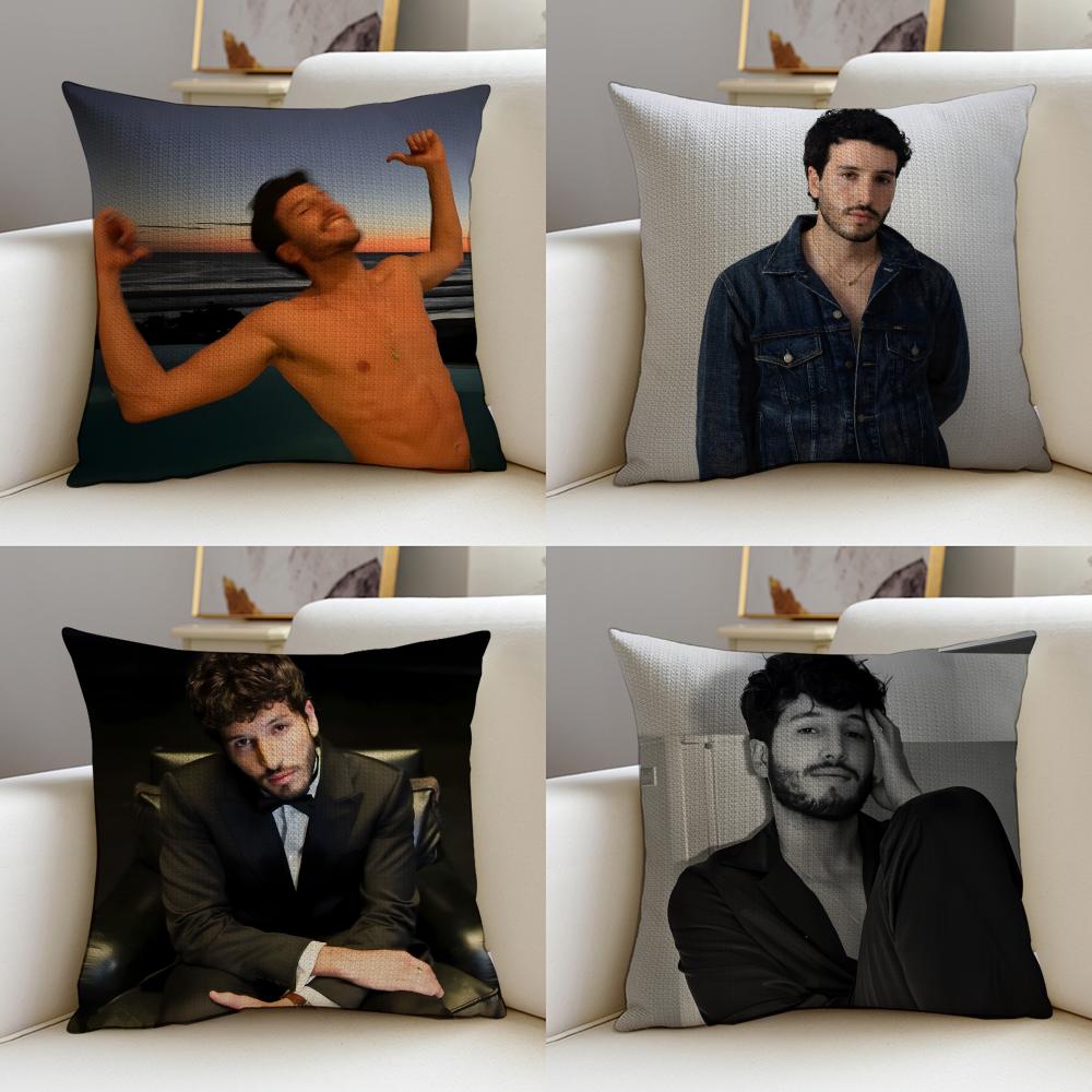 Passionate SSebastin YatraS Cushion Cover Breathable and skinfriendly linen pillowcase square removable and washable cushion