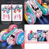 Amazing Colorful Remote Control Stunt Car With Light Up Wheels For Kids Fun