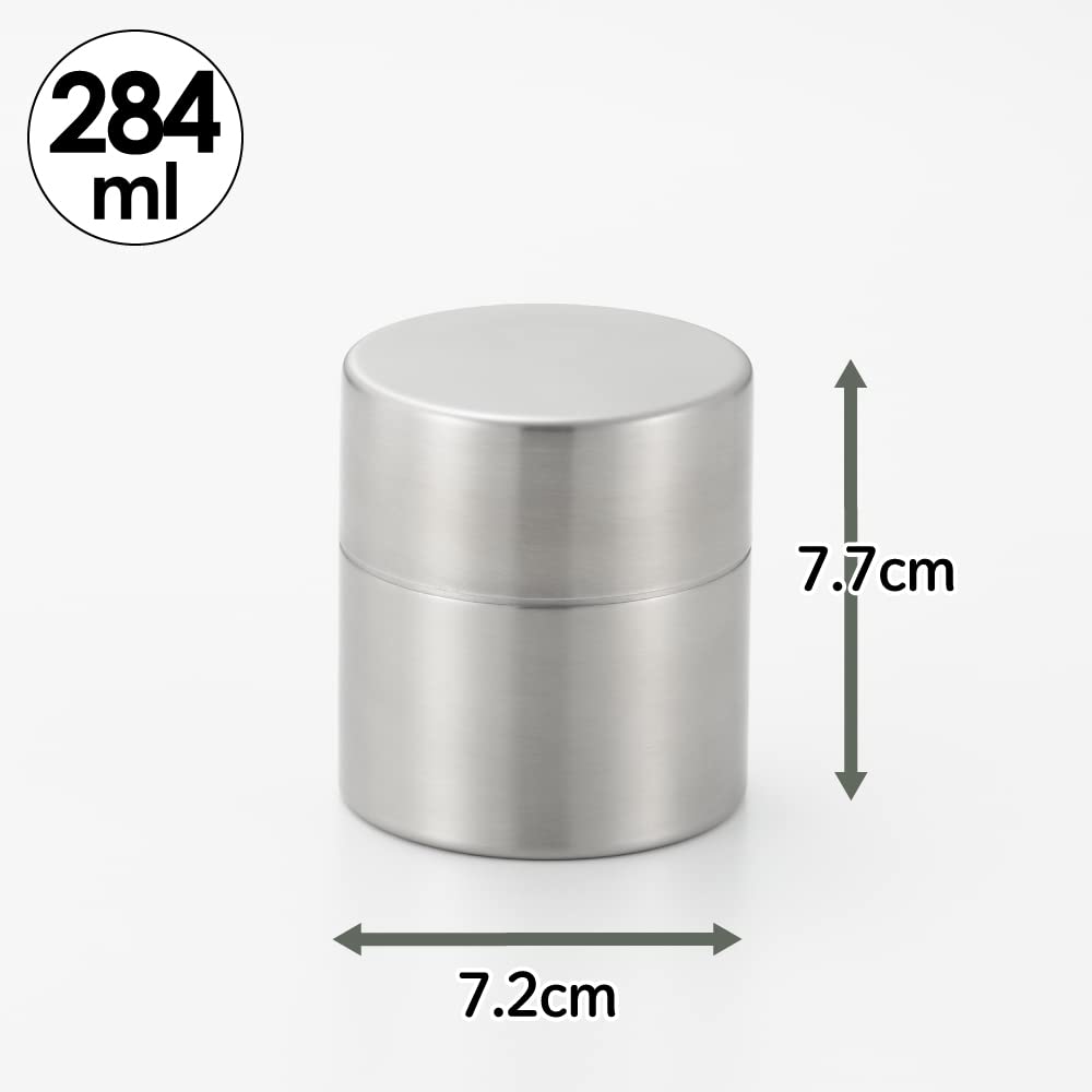 Yoshikawa Tea Caddy Stainless Steel Tea Leaf Container Small Made In Japan Green YJ3103