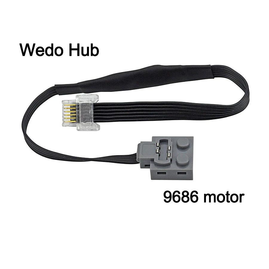 The Wedo 2.0 Crystal Connector Cable ideal for 9686 Construction Bricks DO IT YOURSELF Electri Power Parts Functions 25cm Playthings