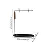 Menu Display Stand with Tray Freestanding Photo Rack Metal Clips
