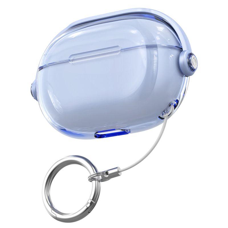 

Transparent Protective Case Lock Switch Freeclip Protective Case Drop-Resistant Freebuds Pro3 Soft Case Earphone Case Sets Anti-Lost Not Sticky Pro2 + Huawei FreeBuds Pro 2/Pro2 + Xinghe Blue
