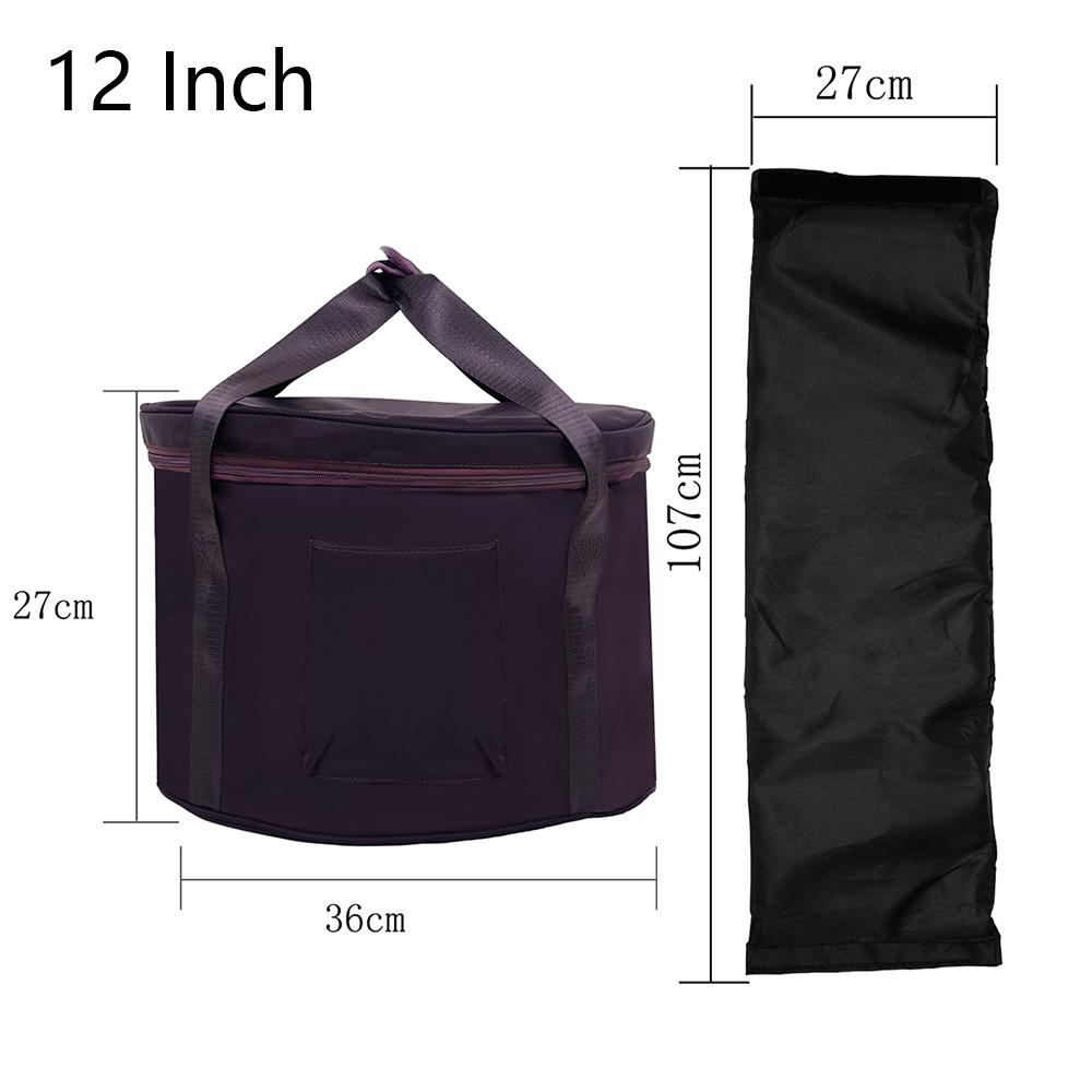 IRIN Crystal Bowl Case Purple Singing Bowl Handbag 8/10/12/14 Inch Crystal Bowls Bag Percussion Instrument Parts & Accessories