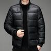 2025 New Middle-aged and Elderly Down Jackets, Men's Medium and Long Thickened Dad Jackets, Large Size Removable Liner Winter Clothing