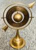 Brass Armillary 10'' Sphere With Arrow Nautical Maritime Engraved Globe Rashi