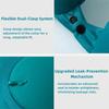 Portable Foldable Inflatable U-Shaped Neck Pillow Lightweight Travel Pillow for Car Airplane Neck Waist Support Cushion