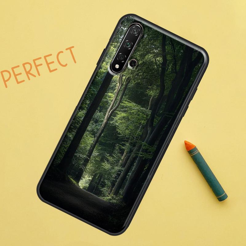 Beautiful Mountain Forest Nature For Huawei Nova 10 9 SE 11 Pro 12i 11i 8i Y60 Y70 Y90 Y61 Y91 Y72 Y73 P20 P40 P30 Lite Case
