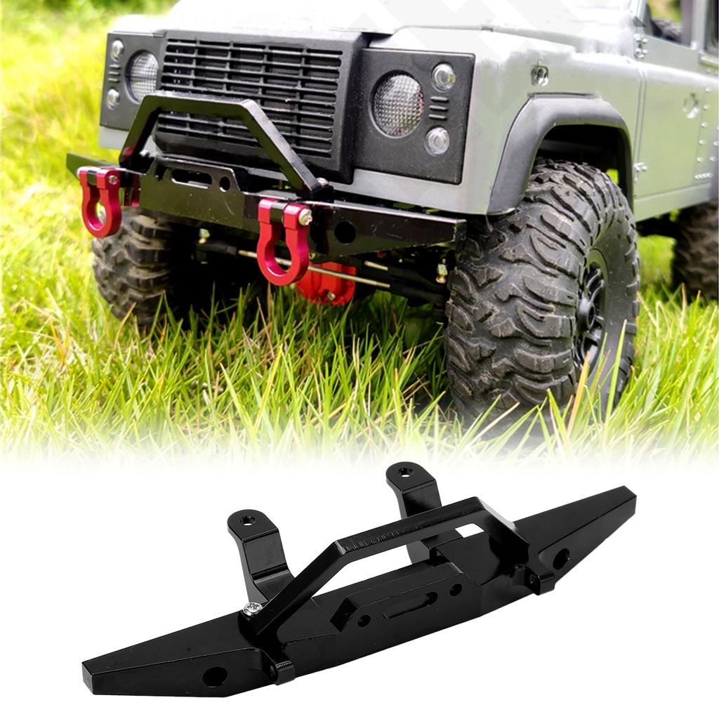 RC Car Front Bumper Metal Aluminium Car with Trailer Buckle for MN D90 1Celsius12 RC Car Vehicle