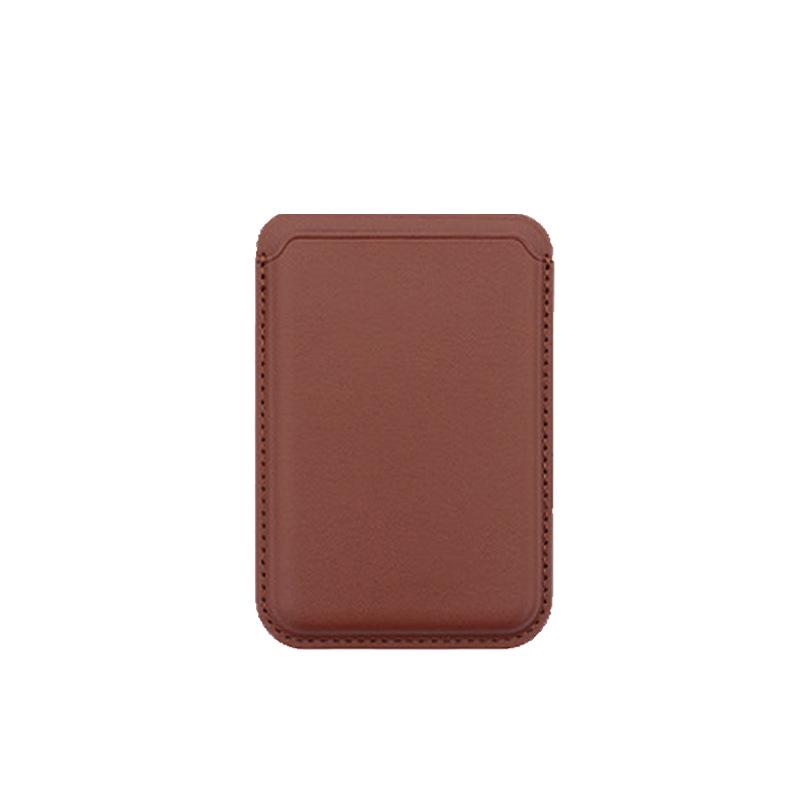 iPhone Magnetic PU Leather Card Holder for iPhone 13, 14 Pro Max, 6, 5, 17, MagSafe Compatible Sleeve