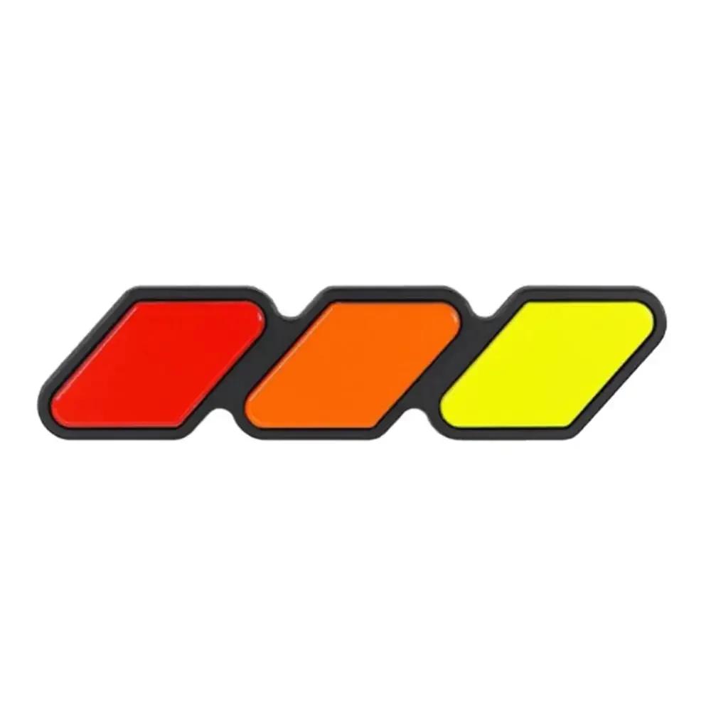 3 Colors Grille Badge Emblem For Toyota Tacoma Tundra 4Runner TRD Highlande Rav4 CHR Strip Air Inlet Auto Car Accessories