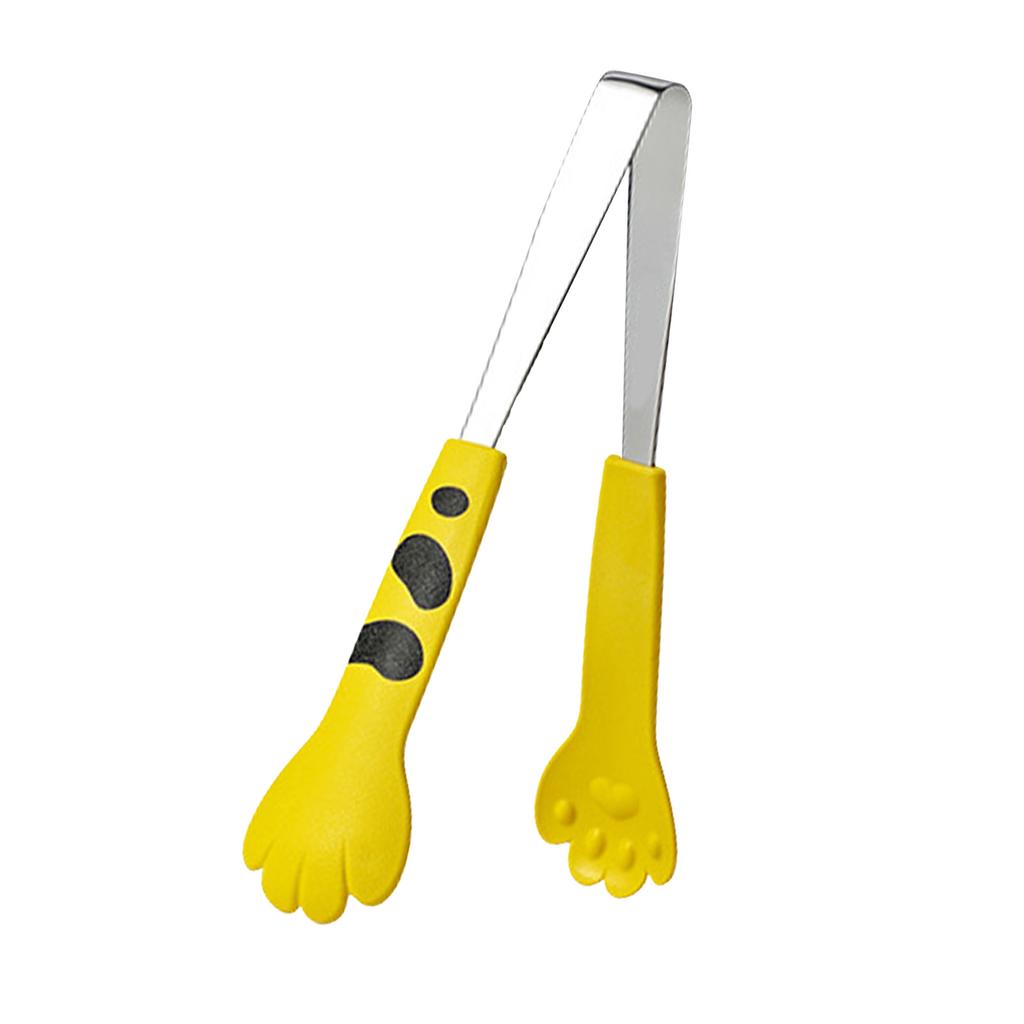 Cats Claw Food Tongs Stainless Steel Non Slip Comfortable Grip Bakery Serving Tongs Multifunctional Kitchen Tongs for Barbecue Bake Snack