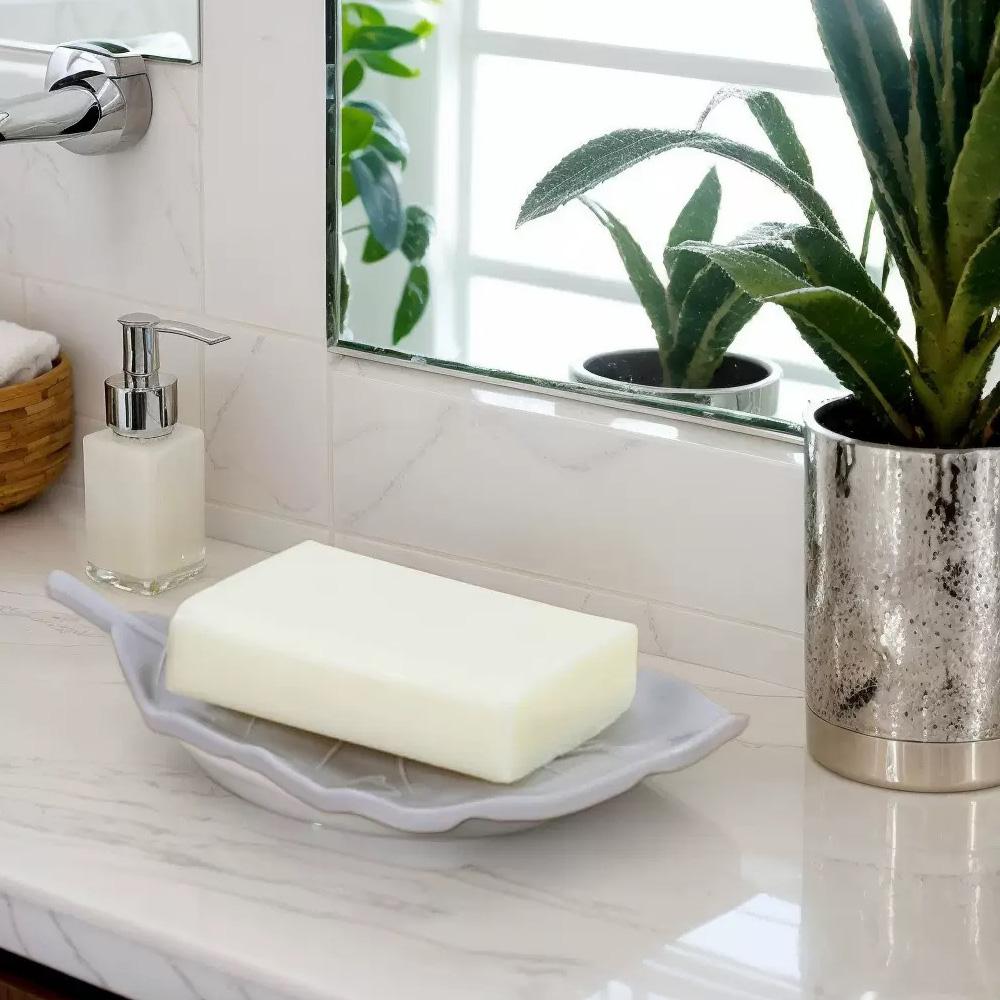 1PC Creative Alien Leaf Soap Box, Suitable for Home Soap Storage, Desktop Ornaments, Etc