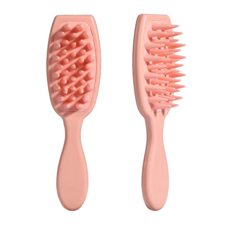 Long-Handle Silicone Scalp Massage Brush for Women, Gentle Hair Washing Comb for Deep Cleaning, Perfect Home Hair Care Tool