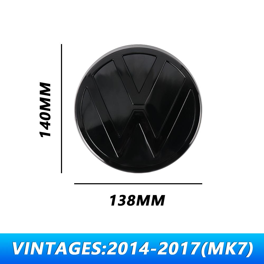 1pc Original Replacement Version Car Front Grille Emblem SS7 Cover/Rear Trunk Lid Badge For VW GOLF 7.5 2018-2021 MK7 2014-2017