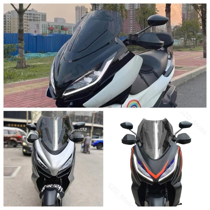 Screen For Zontes E350 350E 350 E ZT350E ZT350T-E Motorcycle Sport Wind Deflectors Windshield Windscreens Viser Visor Gray