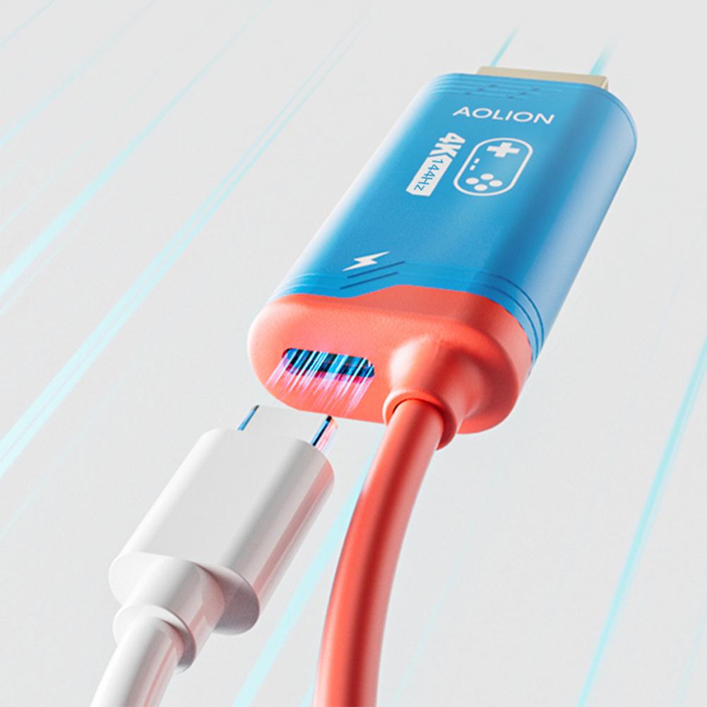 2M 4K 60/144HZ HDMI-Compatible Connector Universal Type C To HDMI-Compatible Adapter Projection Cable for Switch Accessories