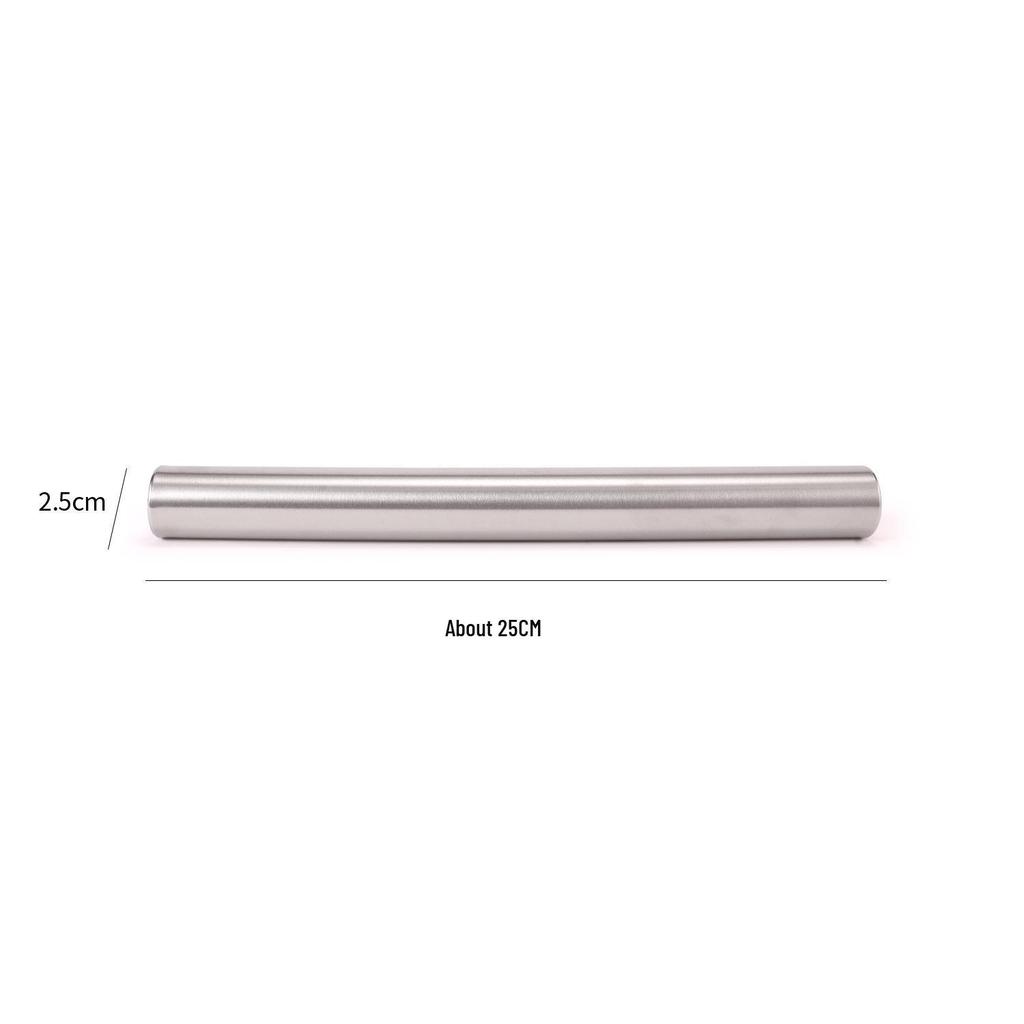 Non-Stick 304 Stainless Steel Double-Ended Rolling Pin