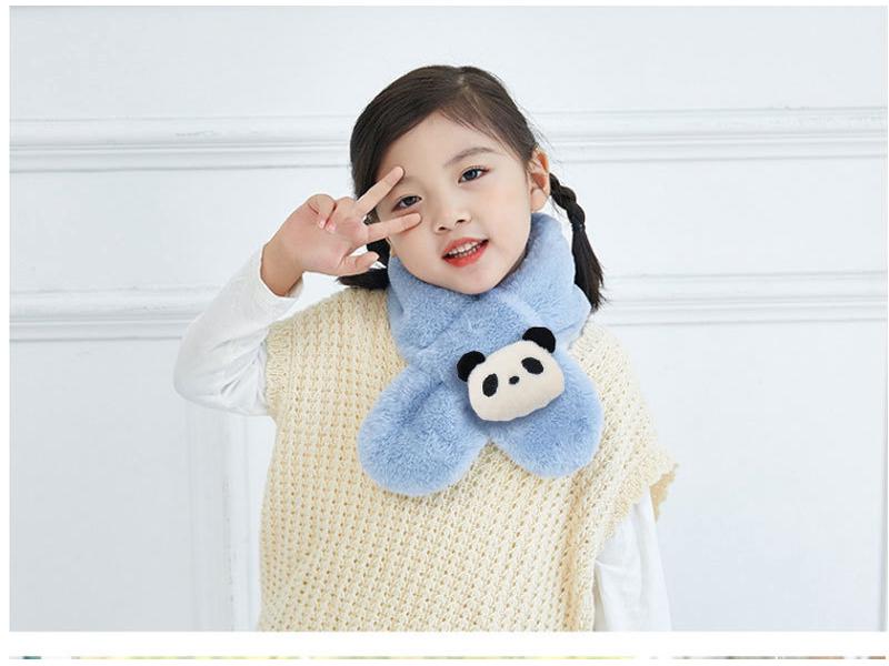 Children's Cartoon Faux Rabbit Fur Neck Warmer Scarf